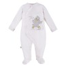 Weißer Baby-Strampler mit Entchen