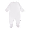 Weißer Baby-Strampler mit Entchen