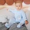 Weißer Baby-Strampler mit Entchen