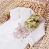 Baby-Strampler in Ecru mit Hundemotiv
