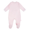 Baby-Strampler rosa mit Kaninchen