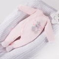Baby-Strampler rosa mit Kaninchen