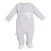 Grauer Baby-Strampler mit Schaf