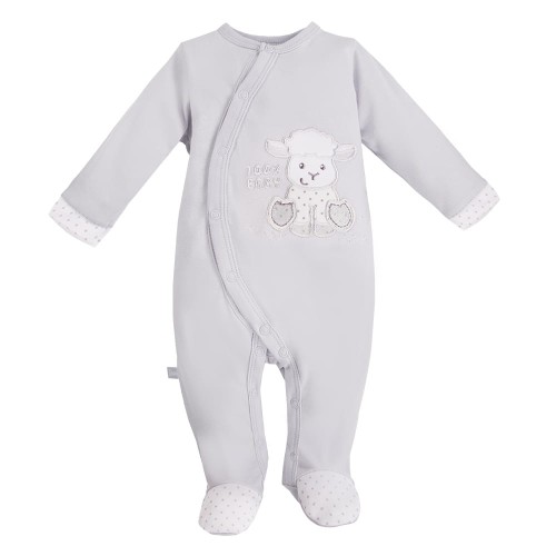 Sleepsuit sheep gray