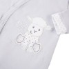 Grauer Baby-Strampler mit Schaf