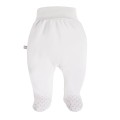 Joggers with feet duck white