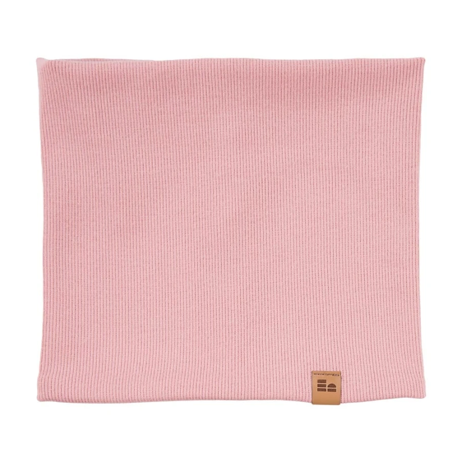 Kinder-Stulpenmütze mit rosa Streifen