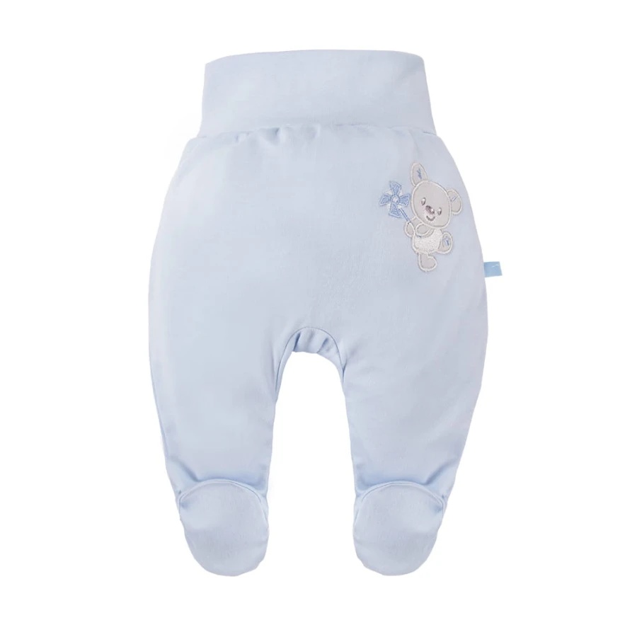 Baby-Halbstrampler blau mit Koala