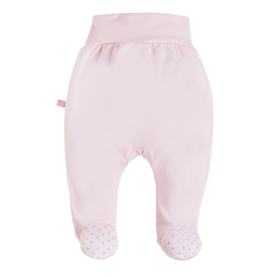 Baby-Halbstrampler rosa mit Häschen