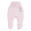 Baby-Halbstrampler rosa mit Häschen