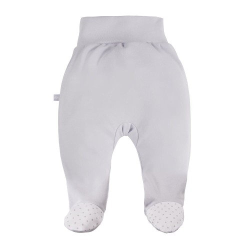 Joggers with feet sheep gray