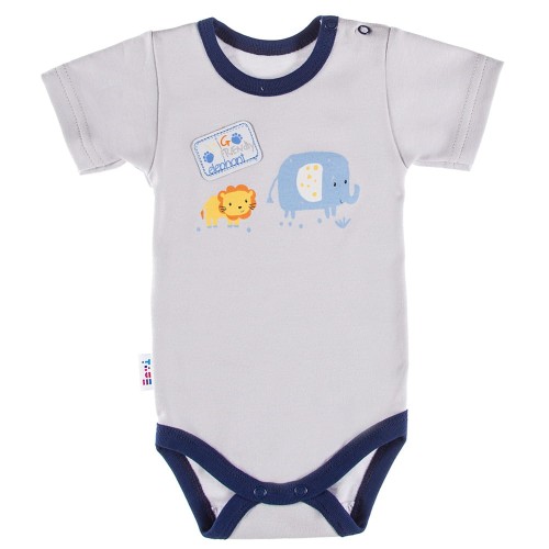 Bodysuit short sleeve SAWANNA gray