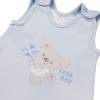 Baby-Schlafstrampler blau mit Koala