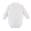 Baby-Body mit Kragen, weiß