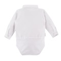 Baby-Body mit Kragen, weiß