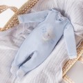 Baby-Schlafstrampler blau mit Koala