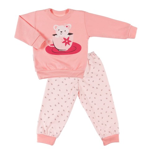 Pyjamas DOBRANOC coral/hearts
