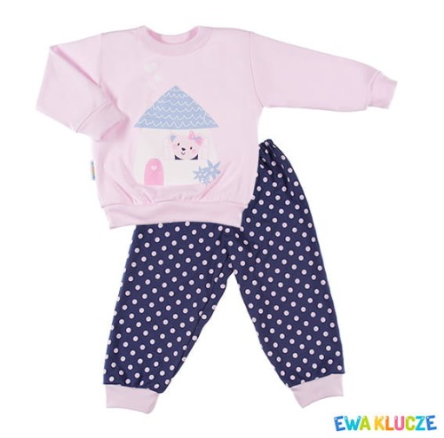 Pyjamas DOBRANOC pink/navy/dots