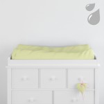 Wasserdichte Baumwoll-Wickelauflagenbezug 50x70 hellgrün