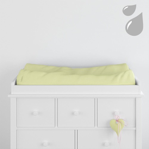 Wasserdichte Baumwoll-Wickelauflagenbezug 50x70 hellgrün