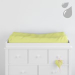 Wasserdichter Baumwoll-Wickelauflagenbezug für Wickeltisch 50 x 70 cm, grün