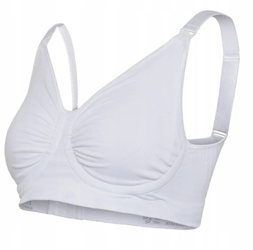 SEAMLESS NURSING WHITE WITH GELWIRE PAD