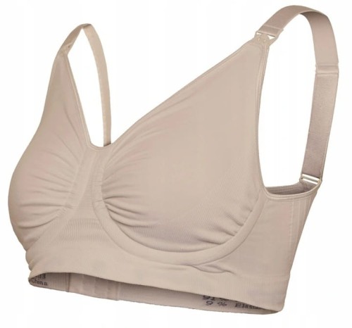 SEAMLESS NURSING BEIGE WITH GELWIRE PAD