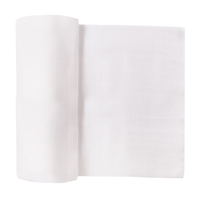Weiße Mullwindel 70x80
