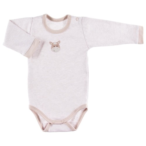 Bodysuit long sleeve TRUE LOVE boy beige