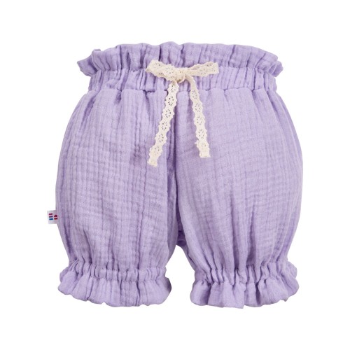 Violette Musselin-Shorts für Kinder