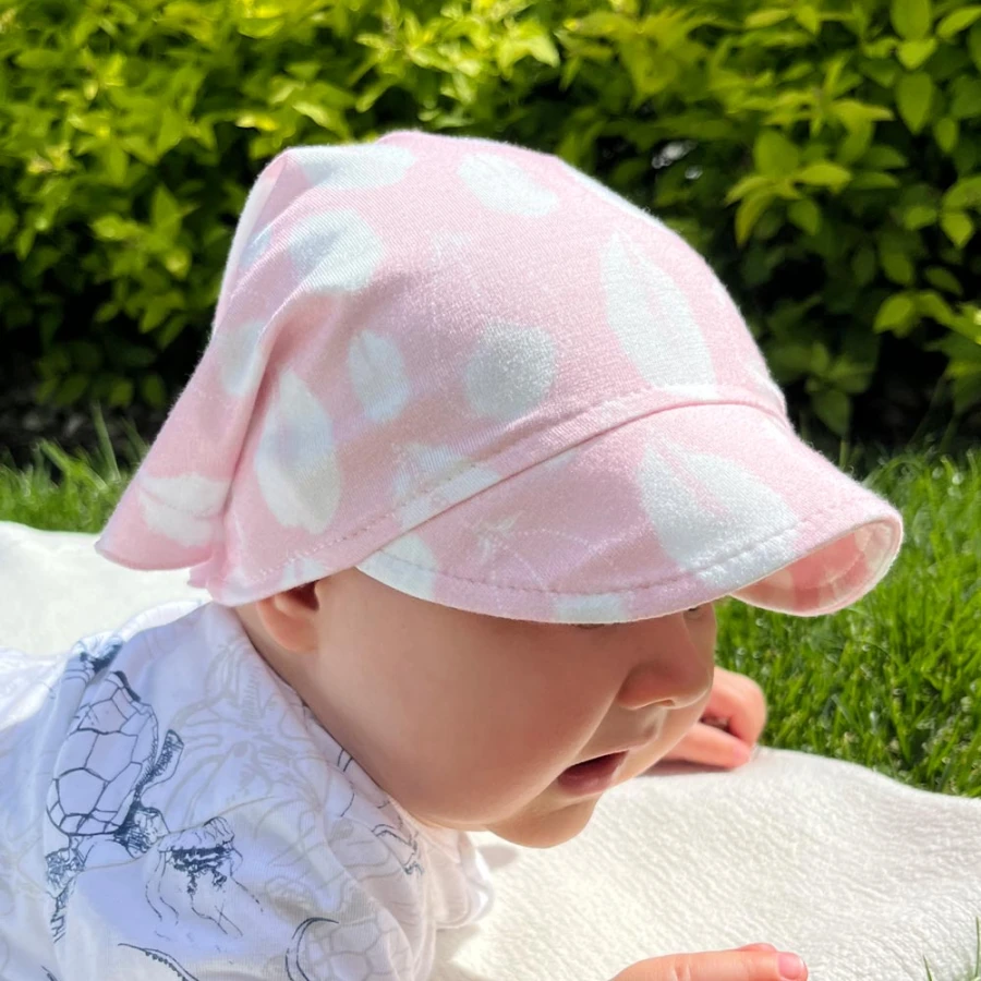 Kinder-Halstuch mit Gummizug aus Bambus, rosa