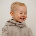 Kinder-Schal aus Merinowolle, beige