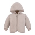 Beige Jacke aus Merinowolle