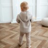 Beige Jacke aus Merinowolle