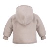 Beige Jacke aus Merinowolle