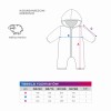 Beigefarbener Overall mit Kapuze aus Merinowolle