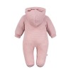 Pajac niemowlęcy sweterkowy różowy