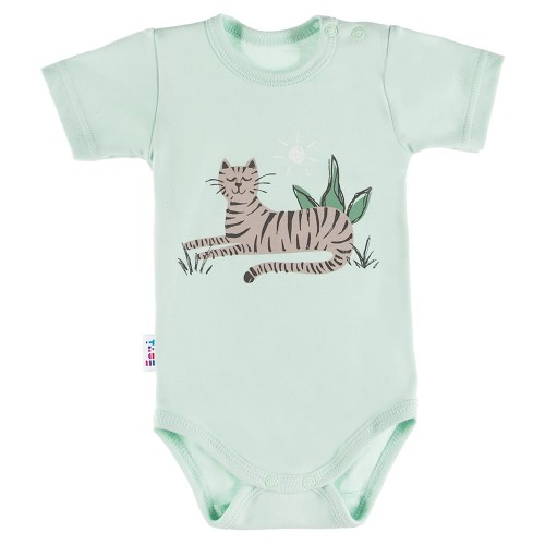 Kurzärmeliges Body TIGER grün