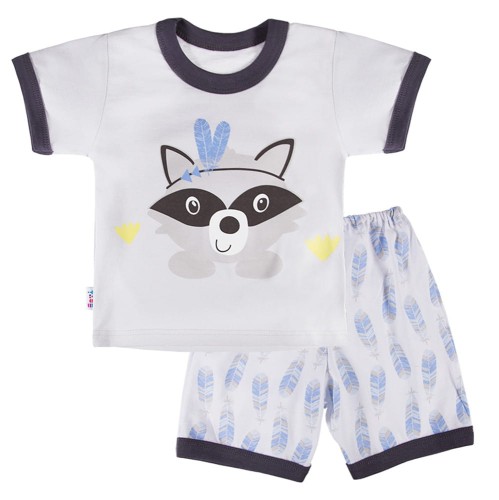 Sommerpyjama FAMILY grau