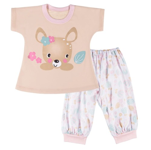 Sommerpyjama FAMILY beige