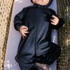 Marineblauer Baby-Overall aus Merinowolle
