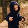 Dunkelblauer Kinder-Overall aus Merinowollfleece