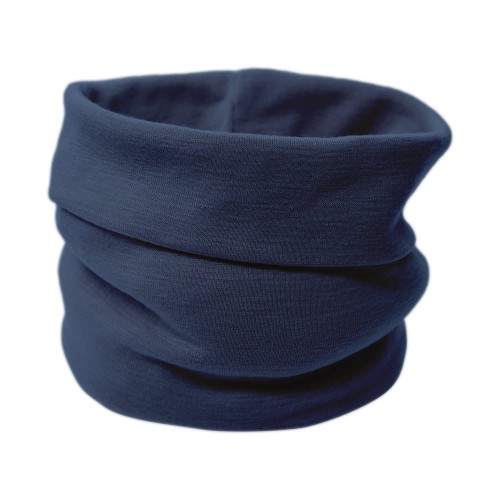 Merino-Kinder-Schal in Marineblau