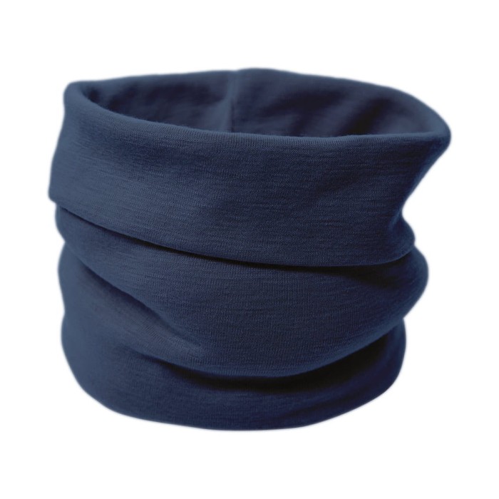 Merino-Kinder-Schal in Marineblau
