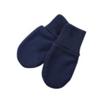 Merino-Babyhandschuhe 0-3 Monate, dunkelblau