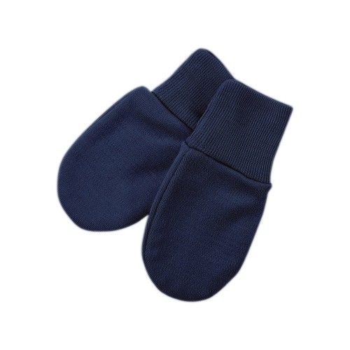 Merino-Babyhandschuhe 0-3 Monate, dunkelblau