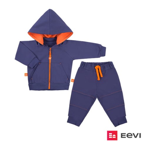 Tracksuit NEON CAR navy/orange