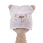 Baby-Mütze beige mit Tiger