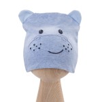 Blaue Babymütze mit Hipcip