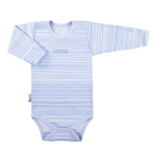 Bodysuit long sleeve SKY blue stripes